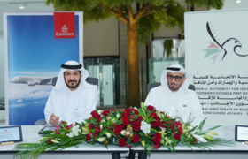 阿联酋航空与迪拜居住和外国人事务总局签署生物识别数据协议