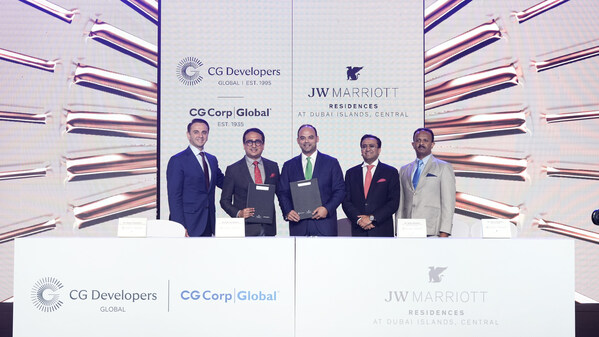 CG Developers Global宣布与Marriott International签约，并在迪拜推出首个JW Marriott Residence 